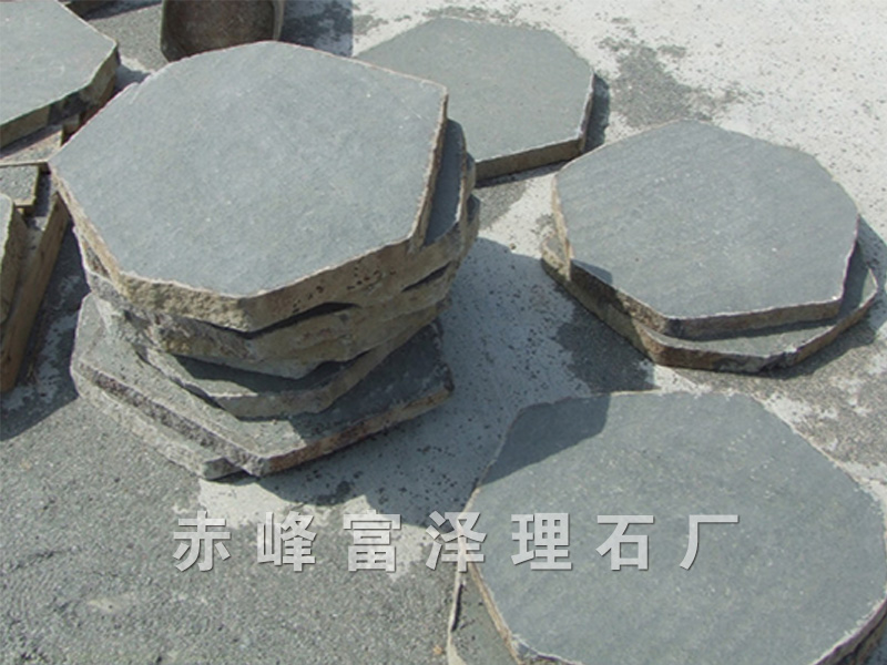 火烧切片飞石