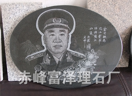 影雕朱德元帅